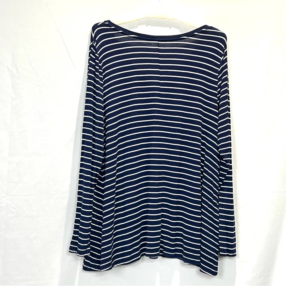 Lane Bryant 2 Pieces Long Sleeve Short Sleeve Shirt Size 18/20 - Picture 3 of 10